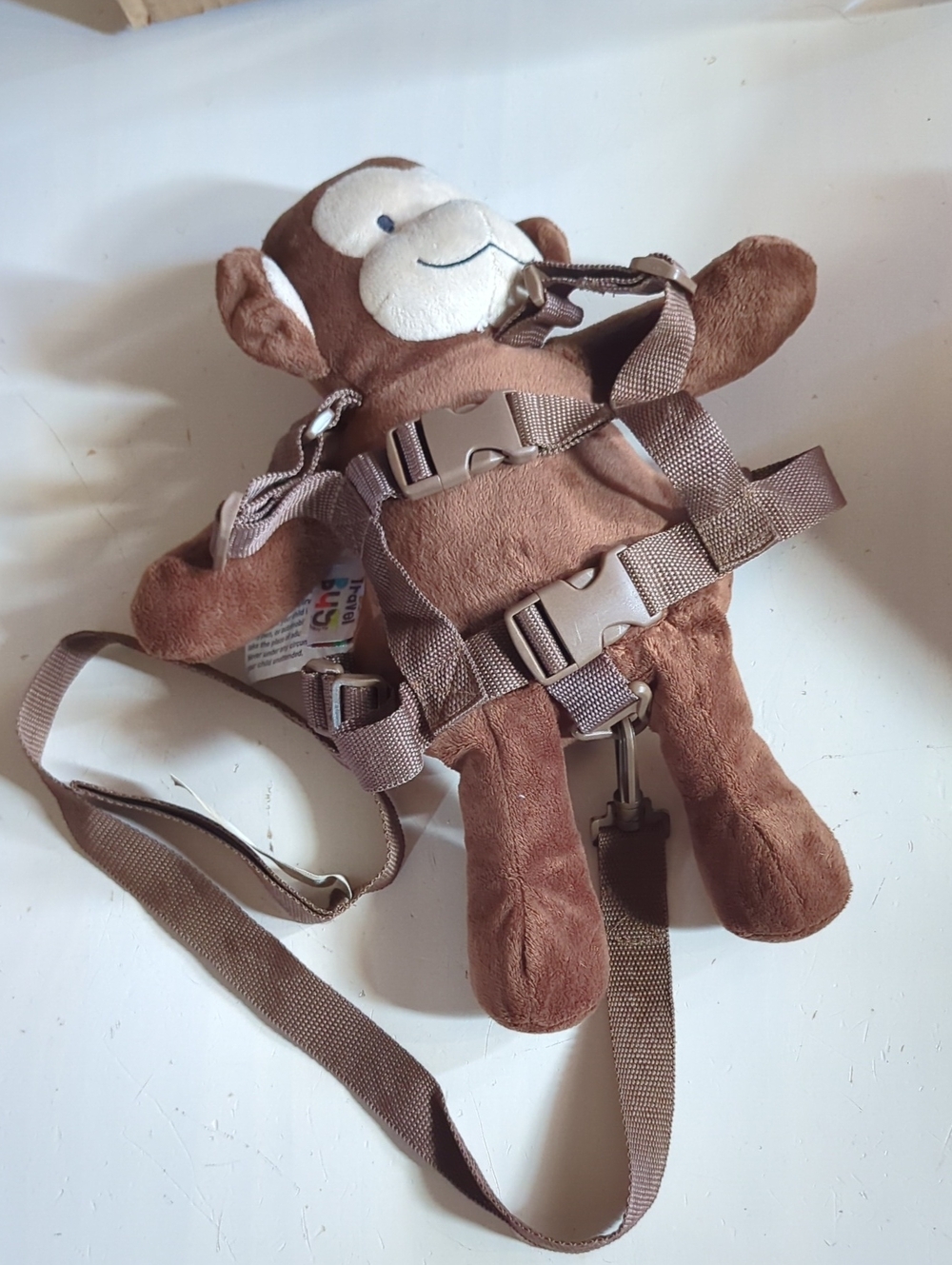 Goldbug Brown Monkey Safety Harness Leash for Toddlers